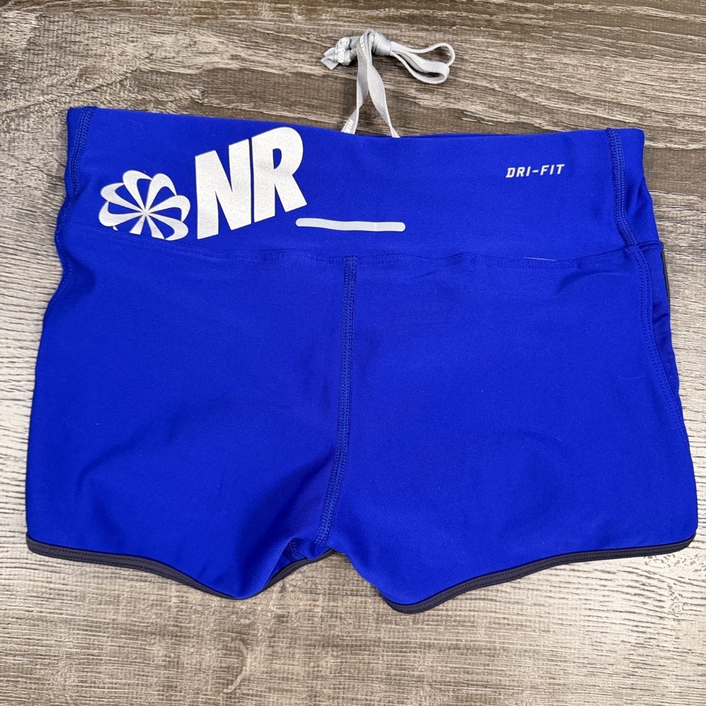 Nike Running Womens Small Blue‎ Compression Shorts Dri-FIT 405250-487